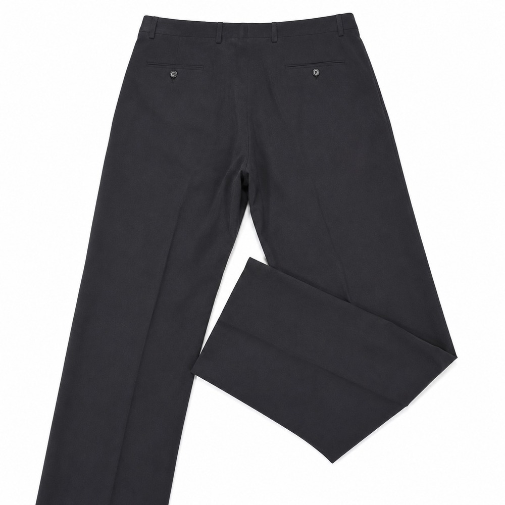 Ralph Ralph Lauren Mens 38x34 Black Flat Front Dress Pants Career Office Stretch - Picture 7 of 7